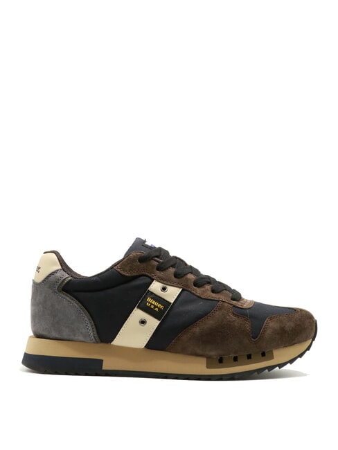QUEENS  Herren-Sneaker marineblau/braun - Herrenschuhe
