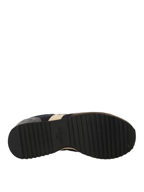 QUEENS  Herren-Sneaker marineblau/braun - Herrenschuhe