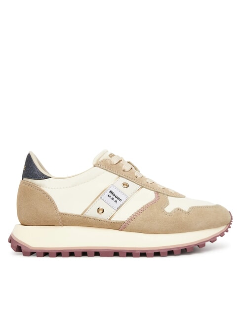 MILLEN  Damen-Sneaker Creme/Mauve - Damenschuhe