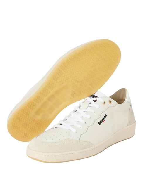 MURRAY Ledersneakers wei&szlig;/beige - Herrenschuhe