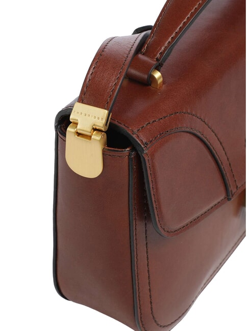 MIA Schultertasche, Leder BRAUN - Damentaschen