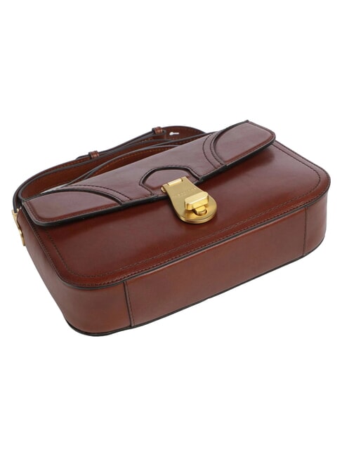 MIA Schultertasche, Leder BRAUN - Damentaschen