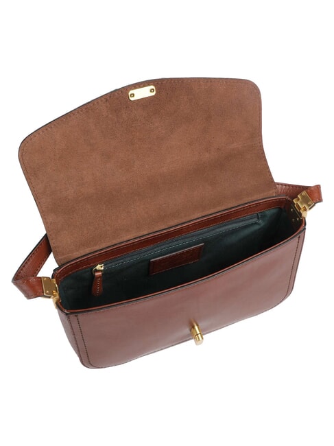 MIA Schultertasche, Leder BRAUN - Damentaschen