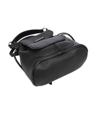 THE BRIDGE MARTINA Rucksack aus geh&auml;mmertem Leder Schwarzes Gold - Damentaschen - 4