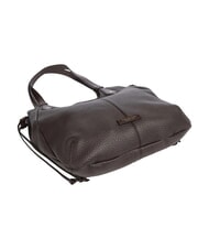 THE BRIDGE MARTINA Schultertasche, Leder Mokka mit Gold - Damentaschen - 4