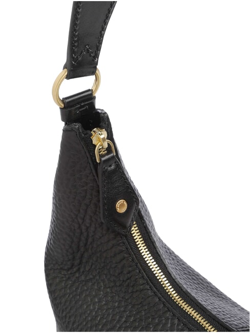 MARTINA Schultertasche, Leder Schwarzes Gold - Damentaschen