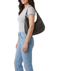THE BRIDGE MARTINA Schultertasche, Leder Mokka mit Gold - Damentaschen - 2