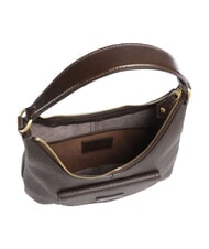 THE BRIDGE MARTINA Schultertasche, Leder Mokka mit Gold - Damentaschen - 6