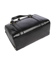 THE BRIDGE LAURA Ledertasche mit Schulterriemen Schwarzes Gold - Damentaschen - 4