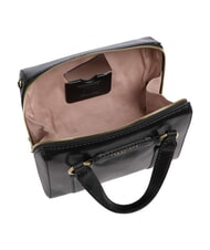 THE BRIDGE LAURA Ledertasche mit Schulterriemen Schwarzes Gold - Damentaschen - 5