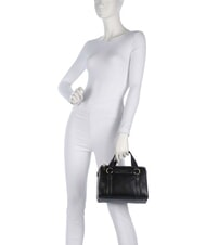 THE BRIDGE LAURA Ledertasche mit Schulterriemen Schwarzes Gold - Damentaschen - 6