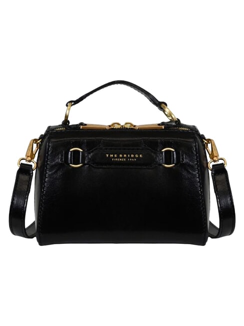 LAURA Mini-Handtasche mit Schulterriemen Schwarzes Gold - Damentaschen