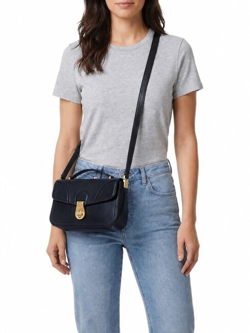 MIA Schultertasche, Leder Schwarzes Gold - Damentaschen