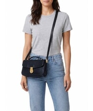 THE BRIDGE MIA Schultertasche, Leder Schwarzes Gold - Damentaschen - 2