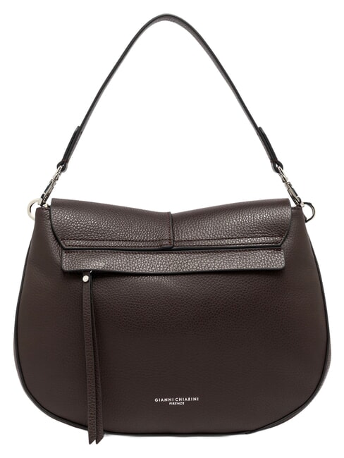HELENA ROUND Schultertasche mit Schulterriemen, aus Leder ausgedr&uuml;ckt - Damentaschen