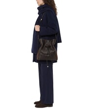 GIANNI CHIARINI SIENNA Schultertasche aus Leder ausgedr&uuml;ckt - Damentaschen - 2