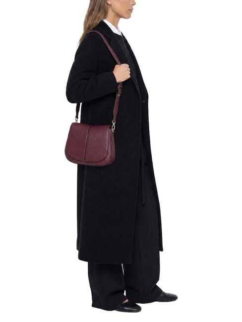 HELENA ROUND Schultertasche mit Schultergurt antiker Rubin - Damentaschen