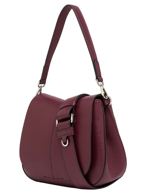 HELENA ROUND Schultertasche mit Schultergurt antiker Rubin - Damentaschen