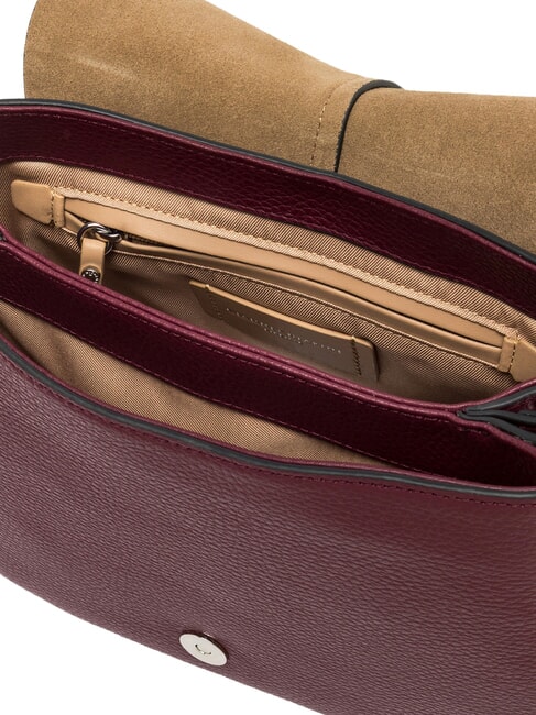 HELENA ROUND Schultertasche mit Schultergurt antiker Rubin - Damentaschen