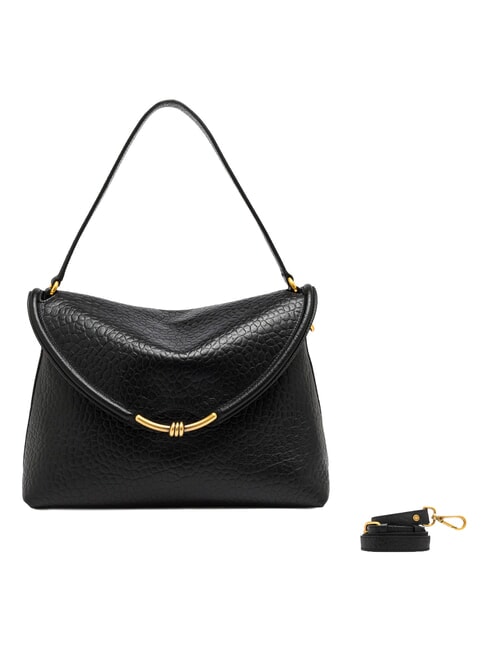BEA Schultertasche, Leder Schwarz - Damentaschen