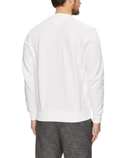 TOMMY HILFIGER TH Rundhals-Sweatshirt aus Baumwolle Wei&szlig; - Sweatshirts Herren - 2