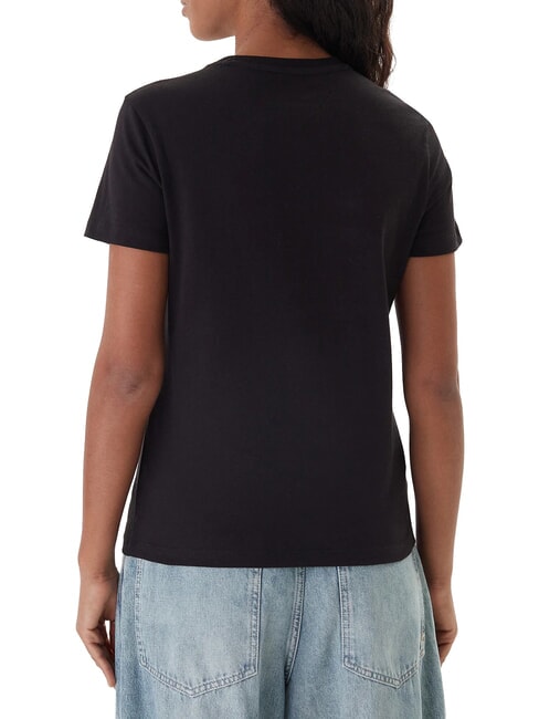 TJ T-Shirt aus recycelter Baumwolle Schwarz - T-Shirts und Tops f&uuml;r Damen