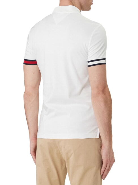 TH Poloshirt aus Baumwolle Wei&szlig; - Herren-Polo-Shirts/Herren-Polo-Shirt/Herrenpoloshirt/Herrenpoloshirts