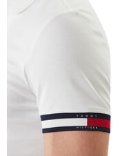 TOMMY HILFIGER TH Poloshirt aus Baumwolle Wei&szlig; - Herren-Polo-Shirts/Herren-Polo-Shirt/Herrenpoloshirt/Herrenpoloshirts - 3