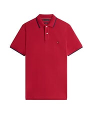 TOMMY HILFIGER TH Poloshirt aus regenerierter Baumwolle Regattarot - Herren-Polo-Shirts/Herren-Polo-Shirt/Herrenpoloshirt/Herrenpoloshirts - 3