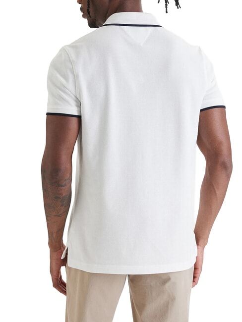 TH Poloshirt aus regenerierter Baumwolle Wei&szlig; - Herren-Polo-Shirts/Herren-Polo-Shirt/Herrenpoloshirt/Herrenpoloshirts