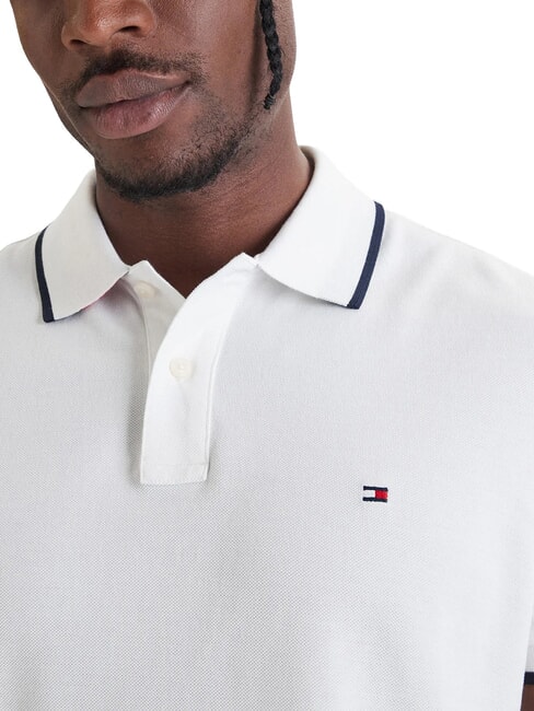 TH Poloshirt aus regenerierter Baumwolle Wei&szlig; - Herren-Polo-Shirts/Herren-Polo-Shirt/Herrenpoloshirt/Herrenpoloshirts