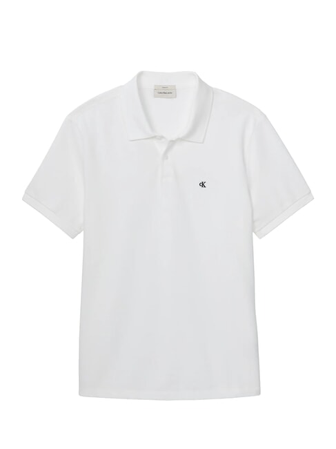 CKJ Kurzarm-Poloshirt strahlend wei&szlig; - Herren-Polo-Shirts/Herren-Polo-Shirt/Herrenpoloshirt/Herrenpoloshirts