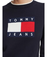 TOMMY HILFIGER TJ Baumwollpullover Dunkelblau - Damenpullover - 3