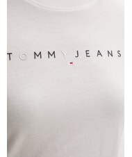 TOMMY HILFIGER SCRIPT LOGO Kurzarm-T-Shirt Ecru - T-Shirts und Tops f&uuml;r Damen - 3