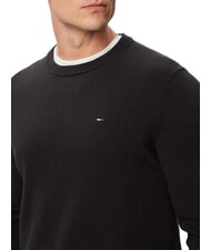 TOMMY HILFIGER TJ Pullover aus regenerierter Baumwolle Schwarz - Herrenpullover - 3