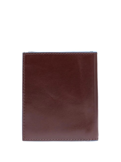 BLUE SQUARE Lederkartenetui mit Klappe MAHAGONI - Brieftaschen Herren