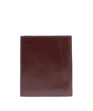 PIQUADRO BLUE SQUARE Lederkartenetui mit Klappe MAHAGONI - Brieftaschen Herren - 4