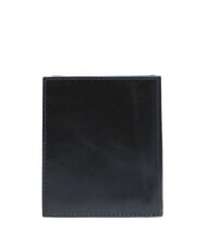 PIQUADRO BLUE SQUARE Lederkartenetui mit Klappe Schwarz - Brieftaschen Herren - 4