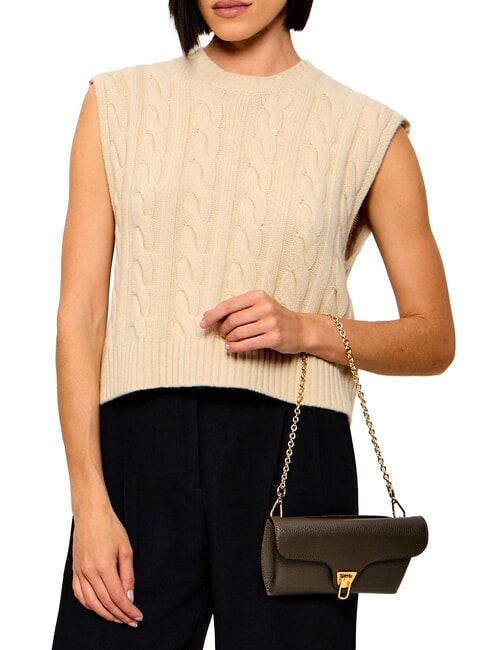 DOUBLE BEAT Shopperin mit Clutch Dreck - Damentaschen
