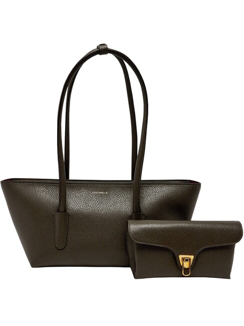 DOUBLE BEAT Shopperin mit Clutch Dreck - Damentaschen