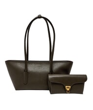 COCCINELLE DOUBLE BEAT Shopperin mit Clutch Dreck - Damentaschen - 4
