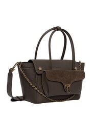 COCCINELLE DOUBLE BEAT WAX Schultertasche mit Schultergurt Dreck - Damentaschen - 2