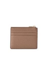 FURLA CAMELIA Flacher Kartenhalter aus Leder Toffee - Brieftaschen Damen - 2
