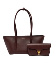 COCCINELLE DOUBLE BEAT Shopperin mit Clutch Beere - Damentaschen - 5