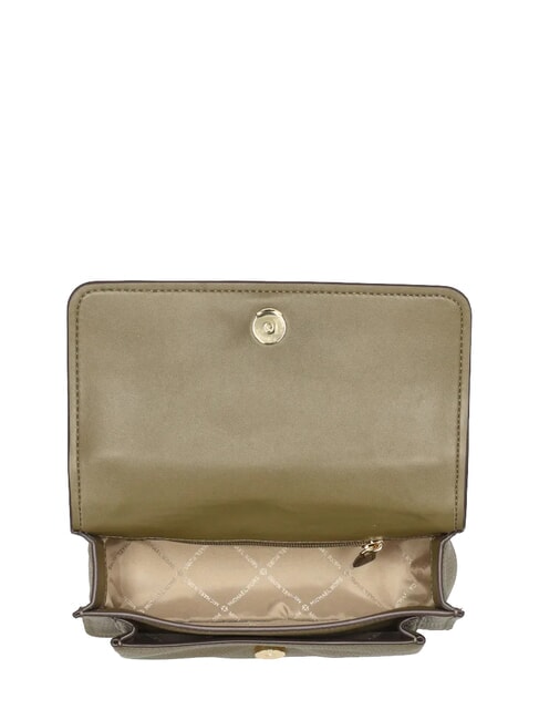 CLAIRE Schultertasche aus Leder, Umh&auml;ngetasche Loden - Damentaschen