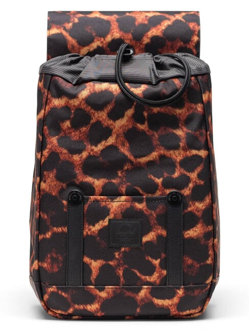 RETREAT Kleiner Rucksack Digi Leopard - Rucks&auml;cke f&uuml;r Schule &amp; Freizeit