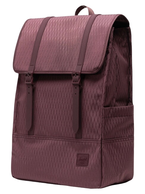 SURVEY  Rucksack aus recyceltem PET Heidelbeerdiamant - Rucks&auml;cke f&uuml;r Schule &amp; Freizeit