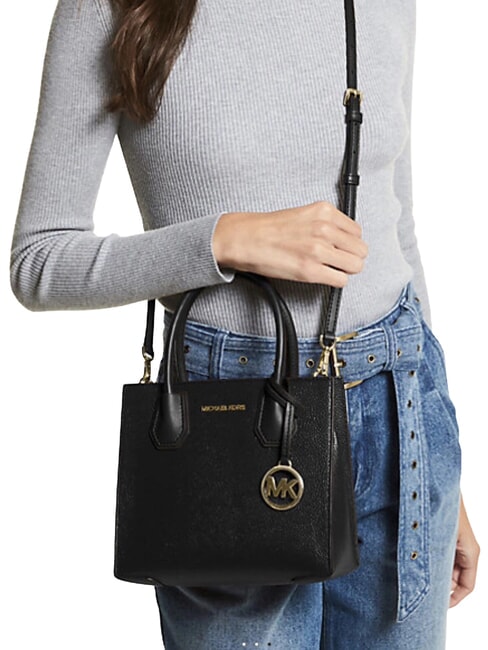 MERCER Handtasche mit Schulterriemen aus Leder Schwarz - Damentaschen