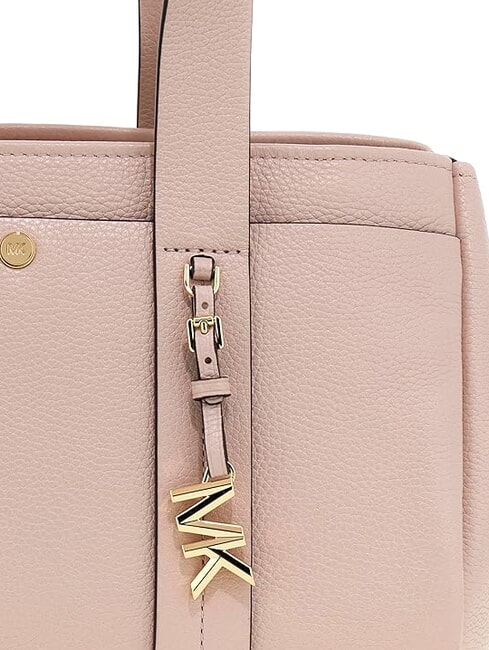 ROMEE Ledertasche mit Schulterriemen Rosa - Damentaschen