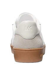 MICHAEL KORS SCOTTY Ledersneakers Aluminium - Damenschuhe - 3